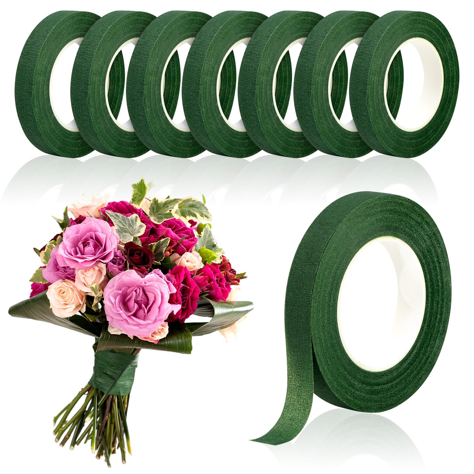 Florist Flower Supply - 20Yard Pita Bunga Hijau Pita Kertas