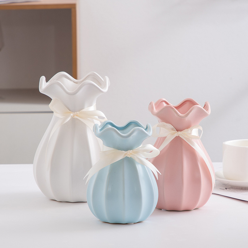 Florist Supply Store - Vas Keramik Nordik Minimalis, Pot Bunga