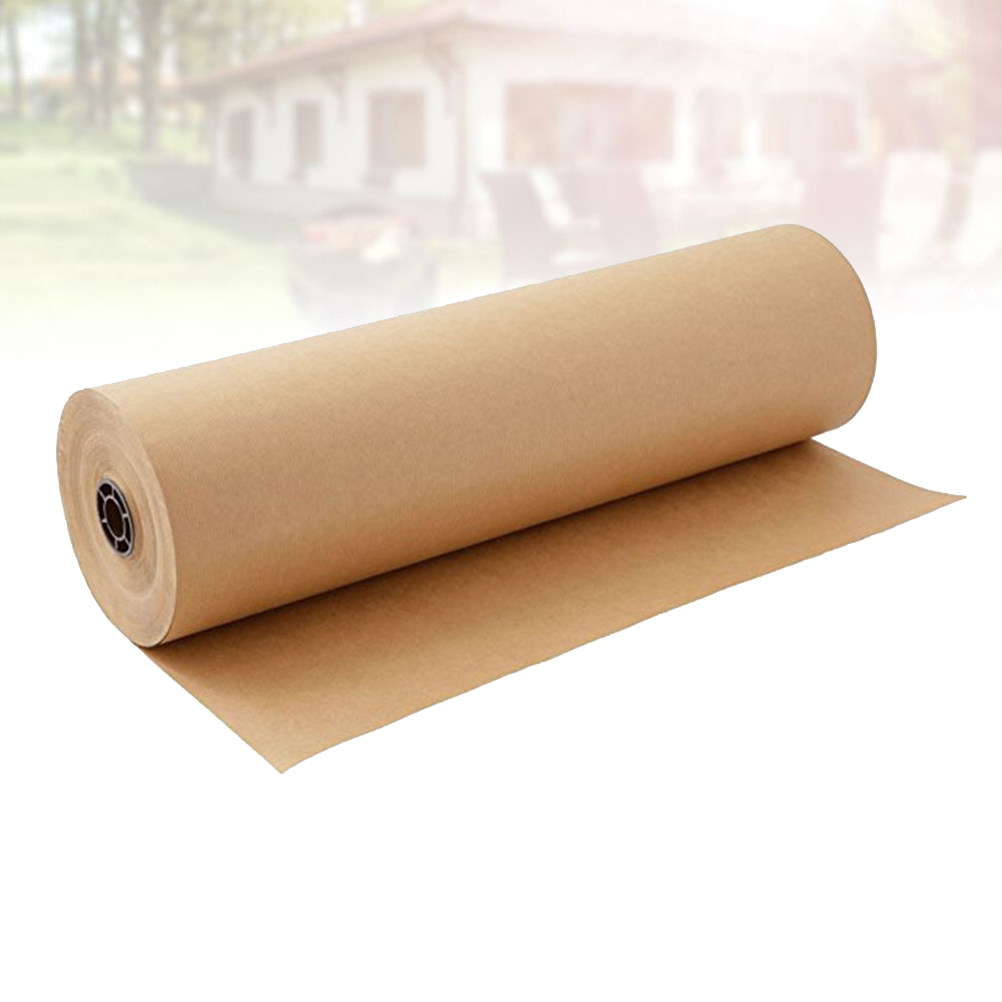 Gulungan Kertas Kraft Desain K - Flower Wrap Kraft ulasan dan harga