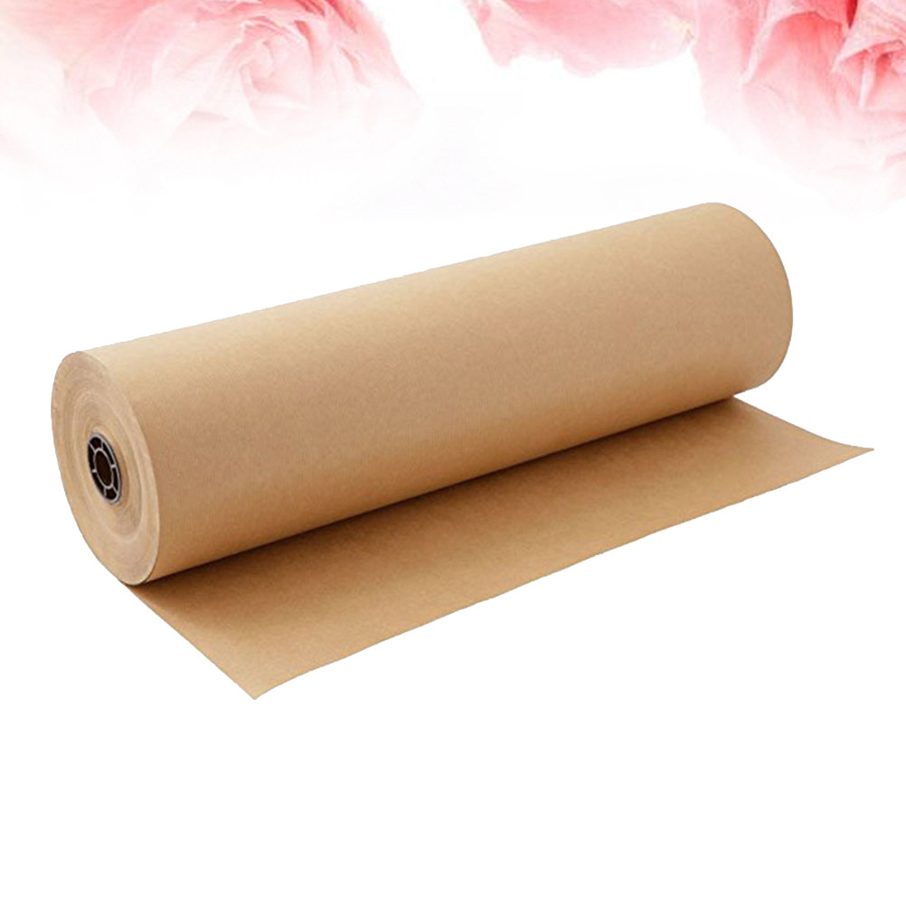 Gulungan Kertas Kraft Desain K - Flower Wrap Kraft ulasan dan harga