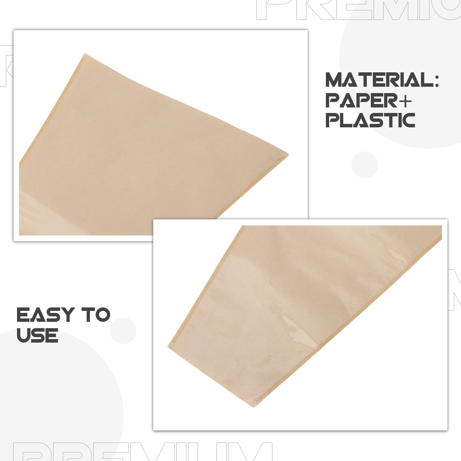 50Pcs Kantong Bunga Kraft Tran - Flower Wrap Kraft ulasan dan harga