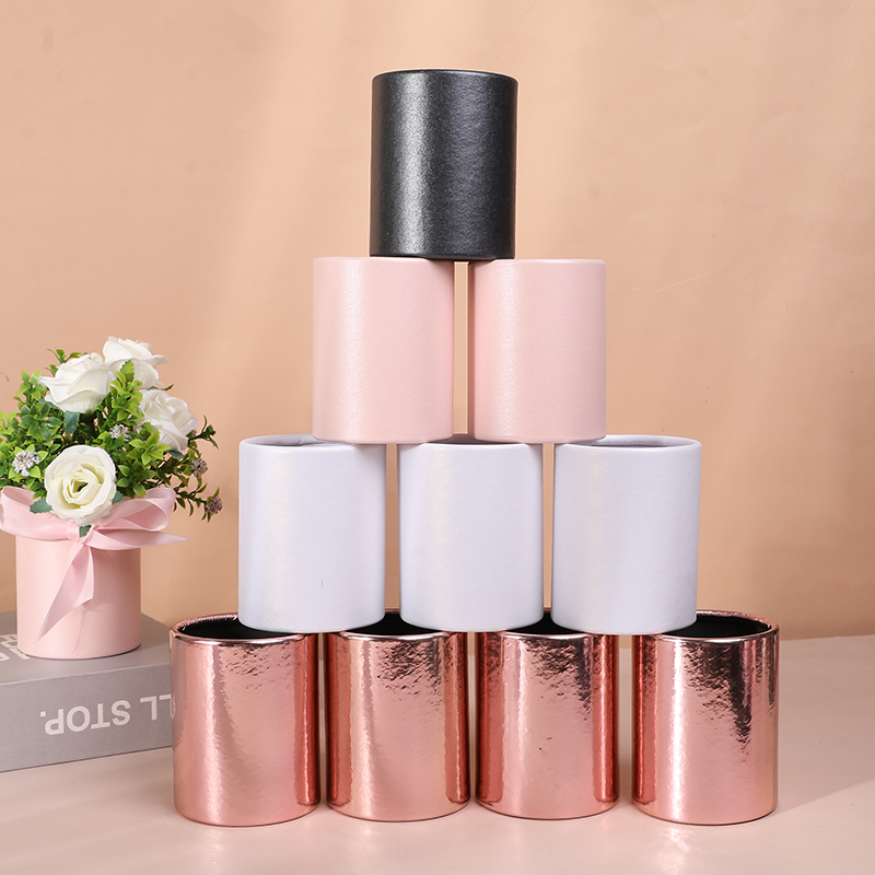 4 Buah Kotak Bunga Bulat Mini  - Florist Supply Paper ulasan dan harga