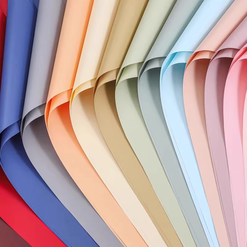 Gaya Korea kertas warna Solid  - Florist Supply Paper ulasan dan harga