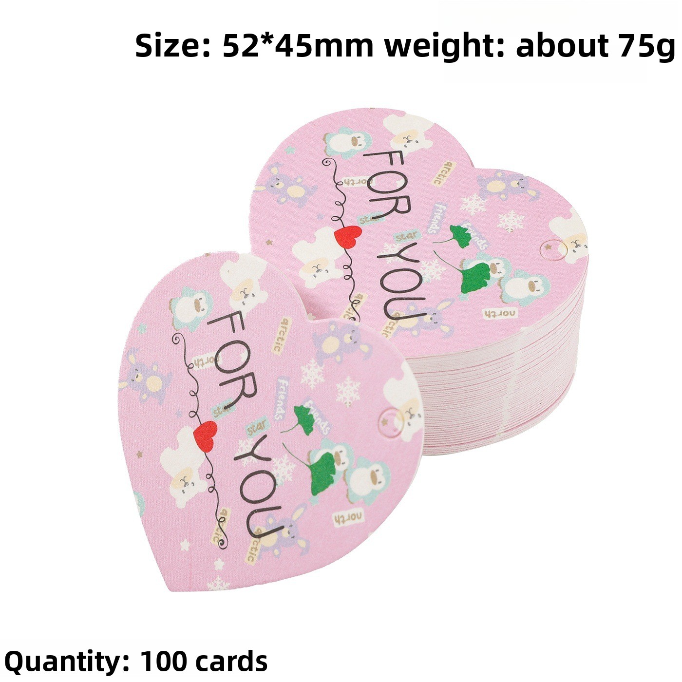 100 Buah Label Hadiah Terima K - Flower Supplies ulasan dan harga