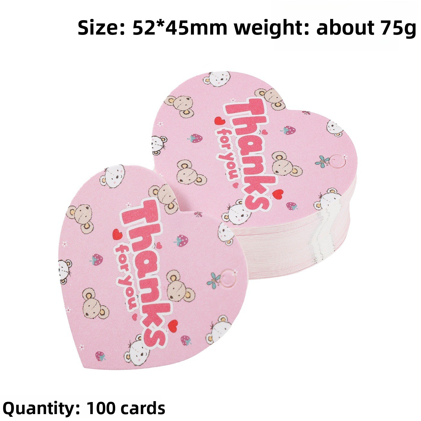 100 Buah Label Hadiah Terima K - Flower Supplies ulasan dan harga