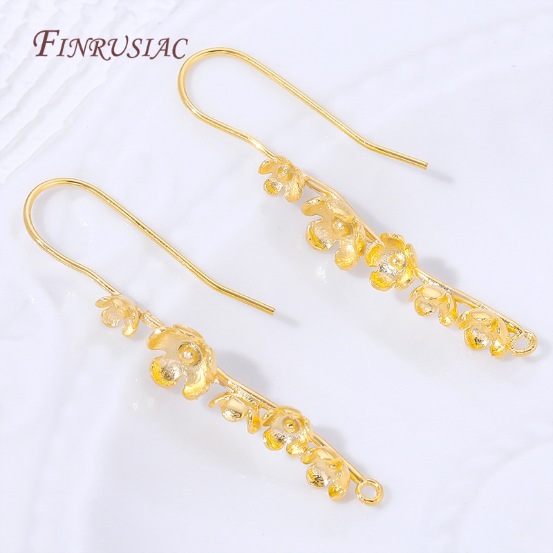 Kait Anting Bunga Berlapis Ema - Flower Supplies ulasan dan harga