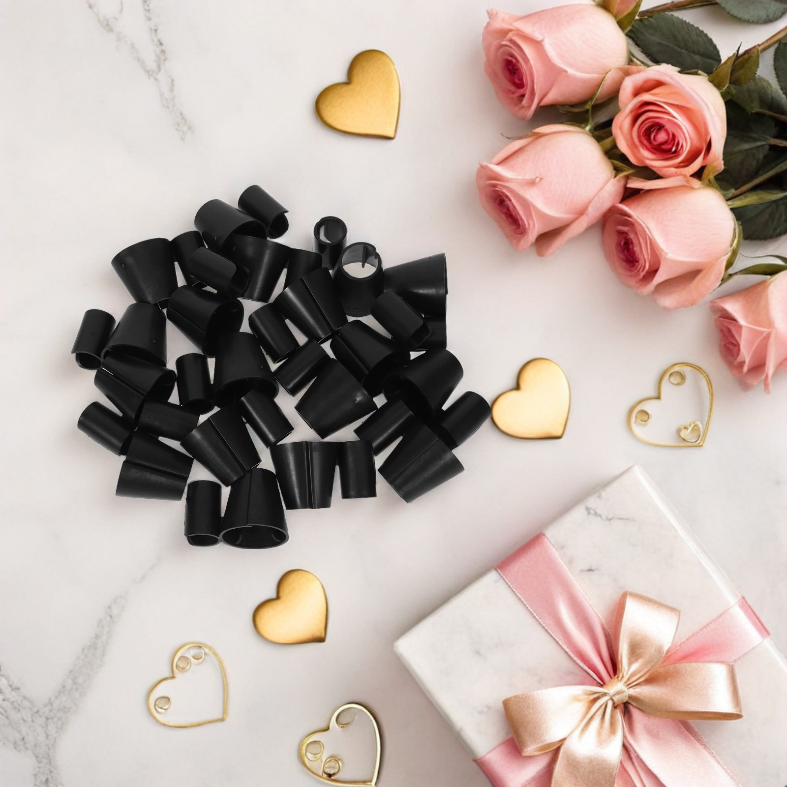 18 Buah Klip Pembungkus Plasti - Florist Supply Paper ulasan dan harga